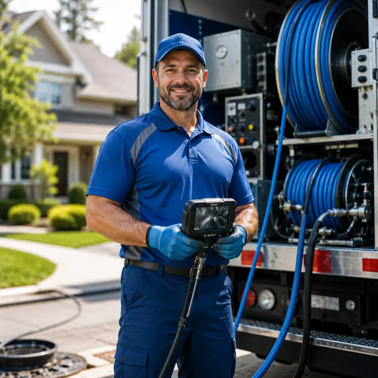 Local outdoor drain cleaning specialists in Bloomingdale, MI